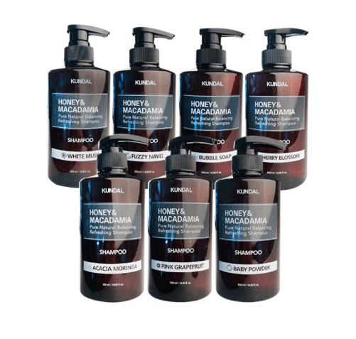 KUNDAL HONEY&MACADAMIA Pure Natural Balancing Refreshing Shampoo 500ml #FUZZY NAVEL-thekimyoung.com