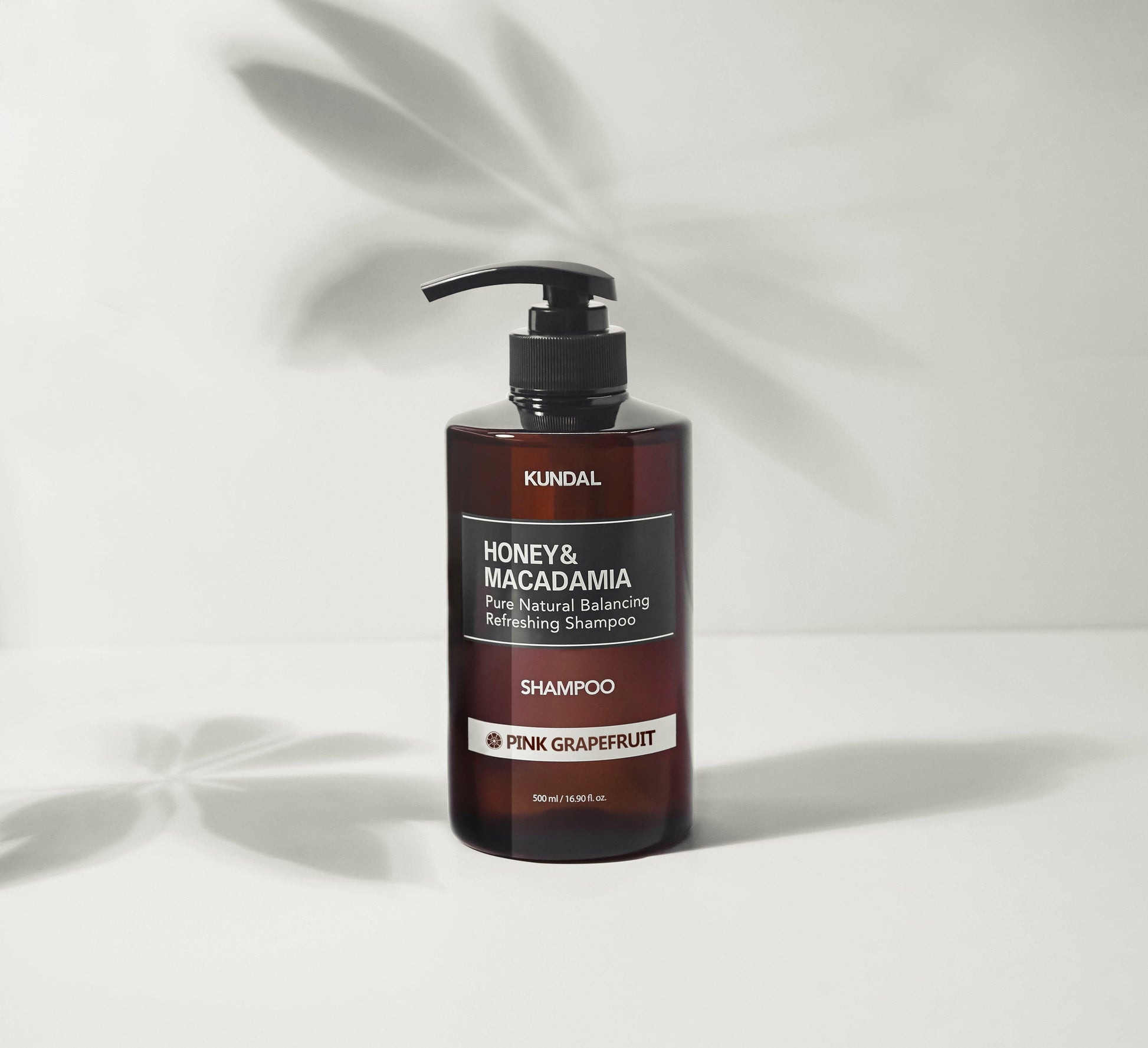 KUNDAL HONEY&MACADAMIA Pure Natural Balancing Refreshing Shampoo 500ml #PINK GRAPEFRUIT-thekimyoung.com