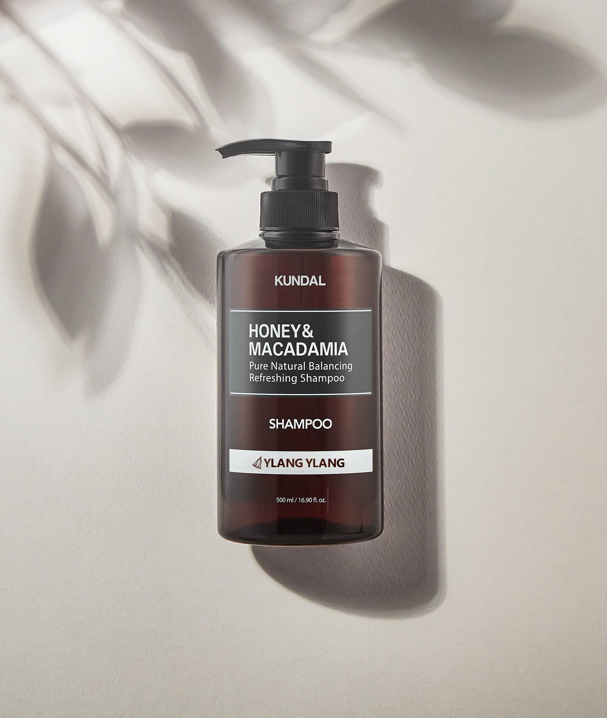 KUNDAL HONEY&MACADAMIA Pure Natural Balancing Refreshing Shampoo 500ml #YLANG YLANG-thekimyoung.com