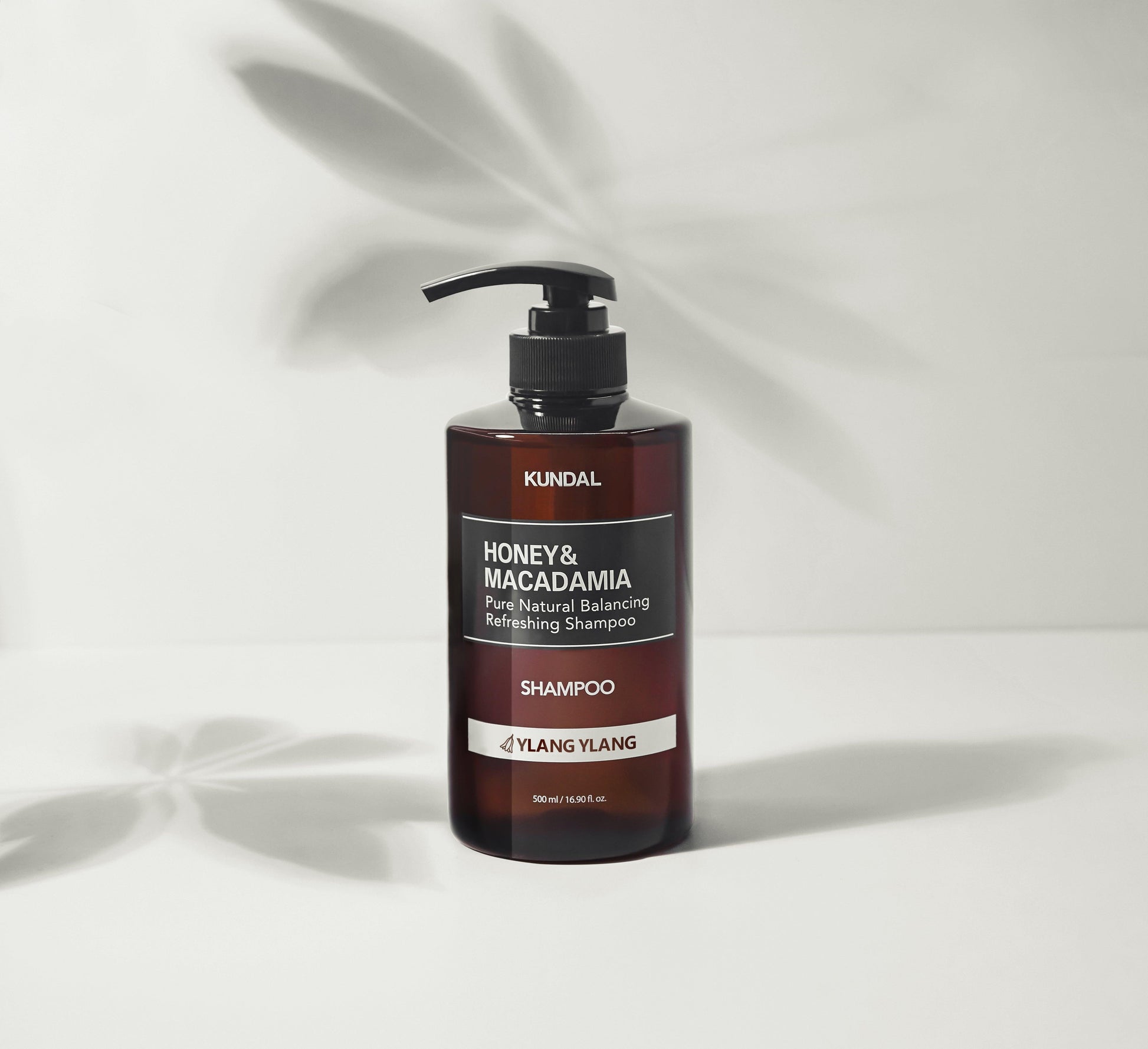 KUNDAL HONEY&MACADAMIA Pure Natural Balancing Refreshing Shampoo 500ml #YLANG YLANG-thekimyoung.com