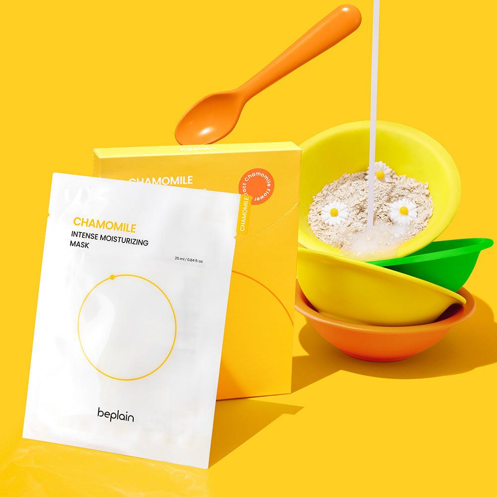 beplain Chamomile Intense Moisturizing Microfiber Mask 10P-thekimyoung.com