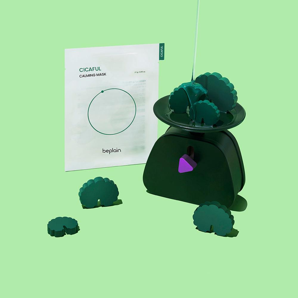 beplain Cicaful Calming Mask 10P - Soothing Sheet Masks-thekimyoung.com