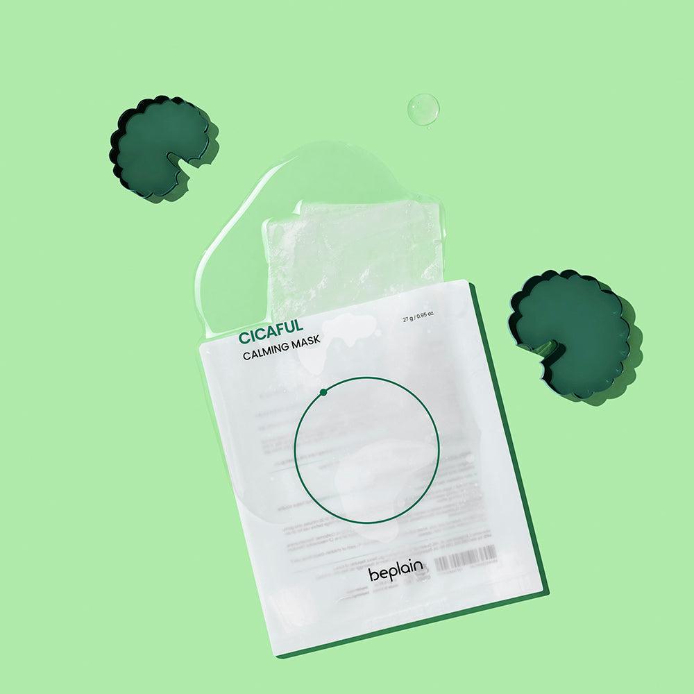 beplain Cicaful Calming Mask 10P - Soothing Sheet Masks-thekimyoung.com