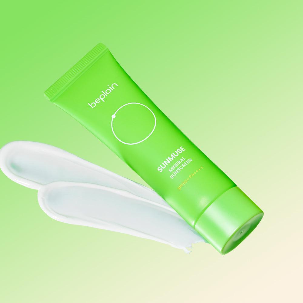 beplain Sunmuse Mineral Sunscreen SPF50+ PA++++ 30ml-thekimyoung.com