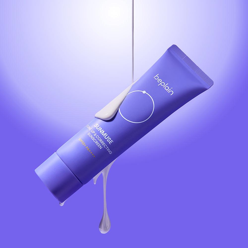 beplain Sunmuse Tone-Up & Correcting Sunscreen SPF50+/PA++++ 50ml-thekimyoung.com