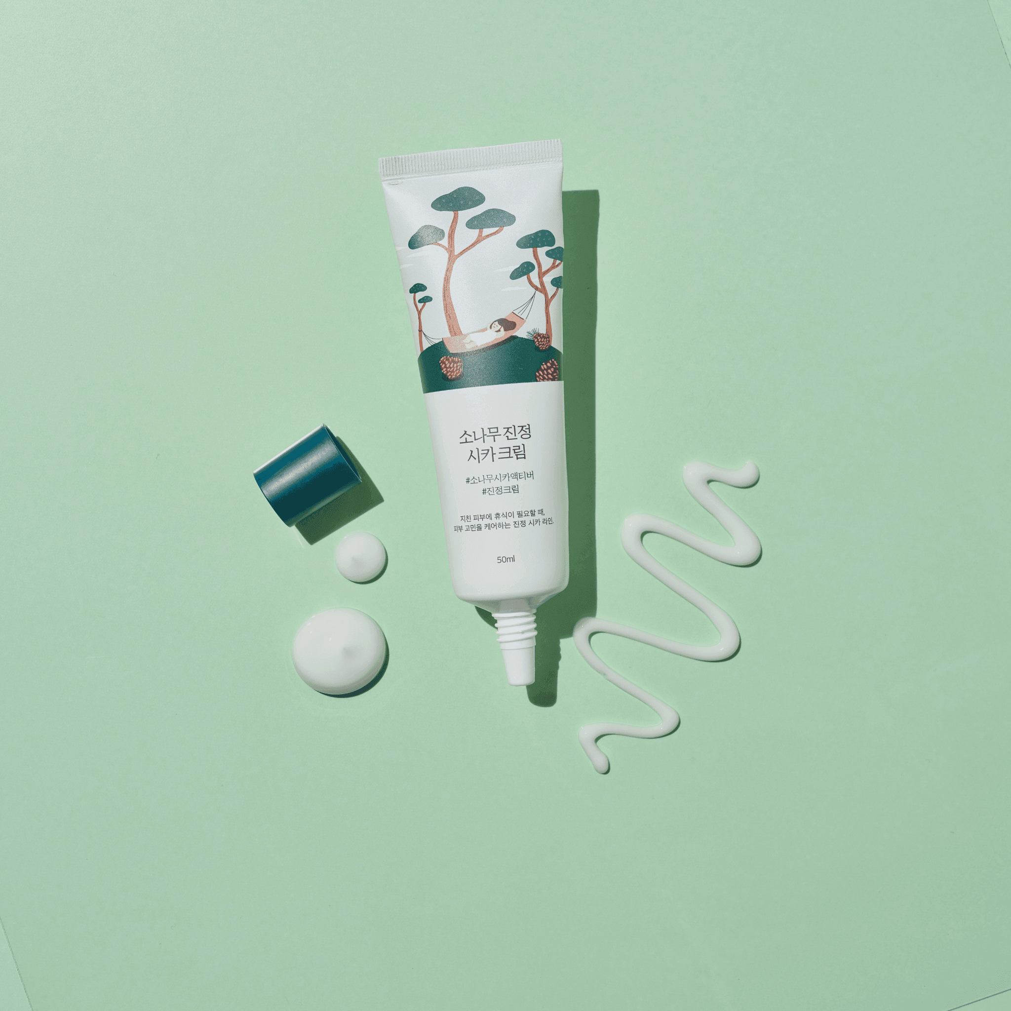 Round Lab Pine Calming Cica Cream 50ml-thekimyoung.com