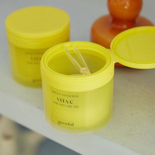 goodal Green Tangerine Vita-C Dark Spot Care Pad 70P Toner Pad goodal