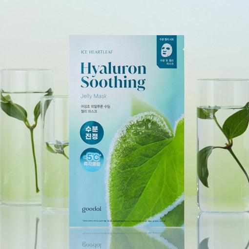 goodal Heartleaf Hyaluron Soothing Jelly Mask Sheet 5ea-thekimyoung.com