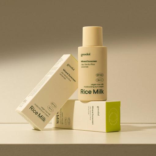 goodal Vegan Rice Milk Moisturizing Sun Cream 50ml [SPF50+ PA++++]-thekimyoung.com
