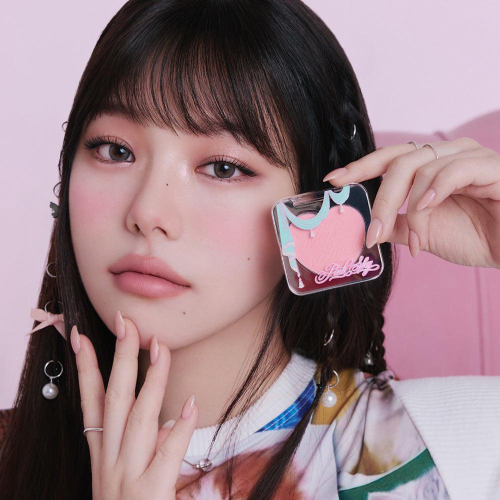 ETUDE Pink Shy Heart Pop Blusher 4g-thekimyoung.com