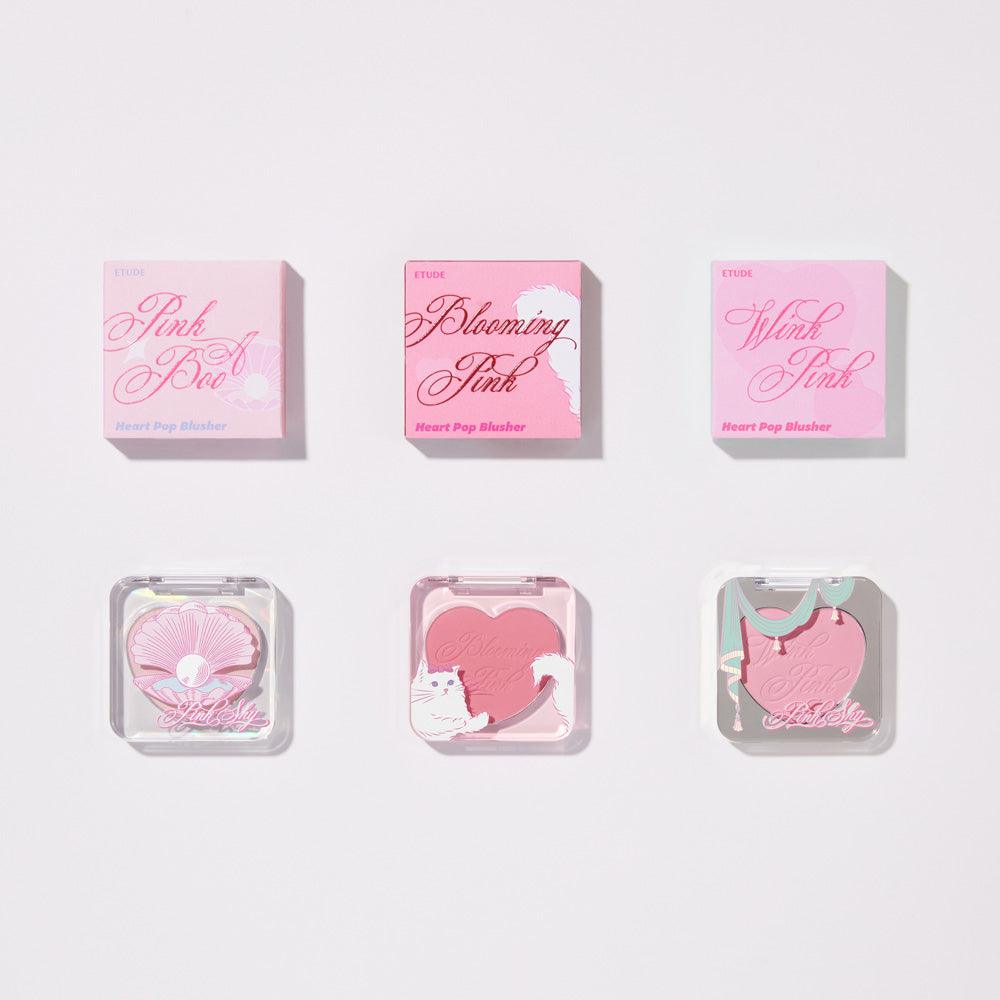 ETUDE Pink Shy Heart Pop Blusher 4g-thekimyoung.com