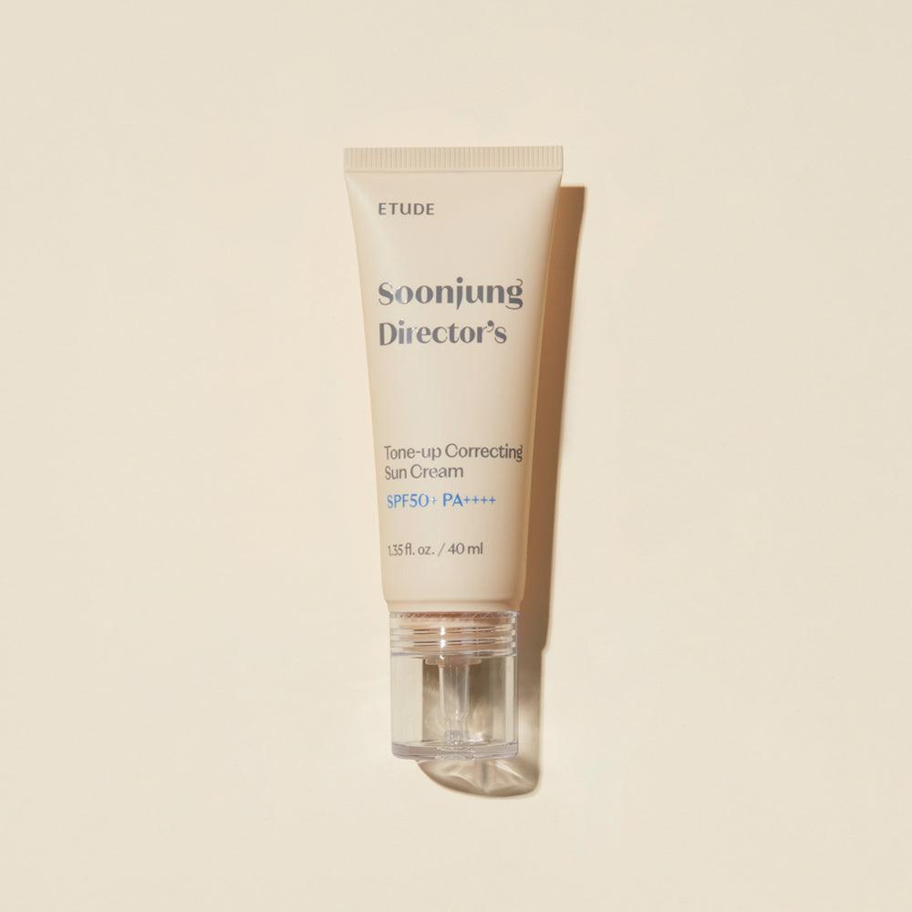 ETUDE Soonjung Director's Tone-up Sun Cream SPF50+/PA++++ 40ml (+Soonjung Foam Cleanser 20ml)-thekimyoung.com