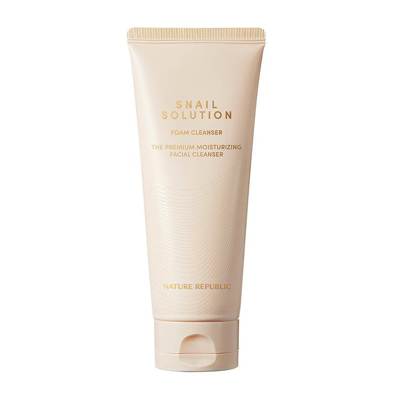 NATURE REPUBLIC Snail Solution Foam Cleanser 150ml-thekimyoung.com