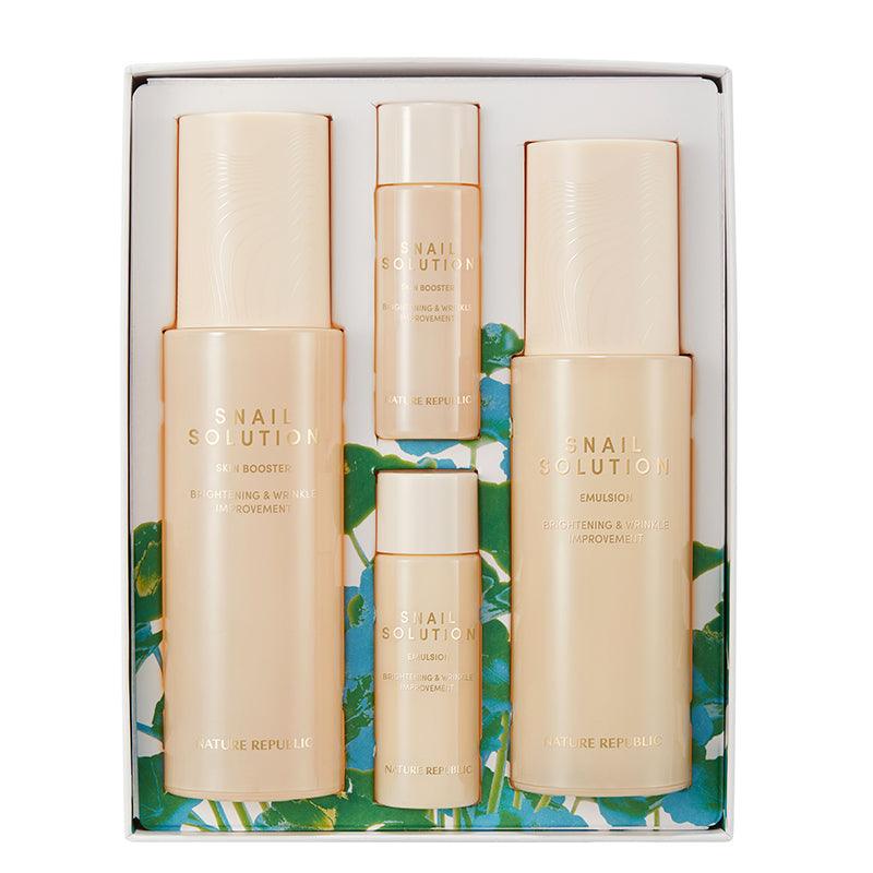 NATURE REPUBLIC Snail Solution Skin Care Set-thekimyoung.com