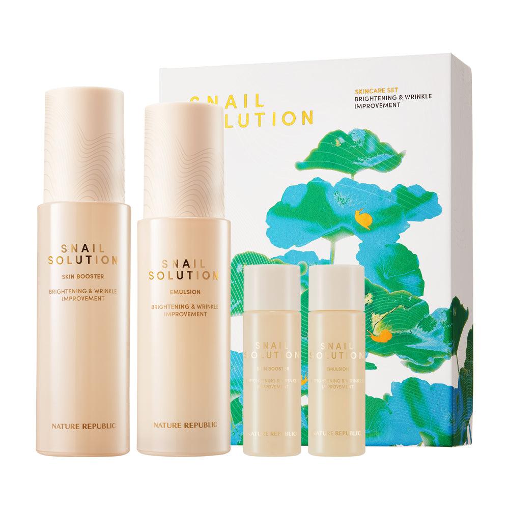 NATURE REPUBLIC Snail Solution Skin Care Set-thekimyoung.com