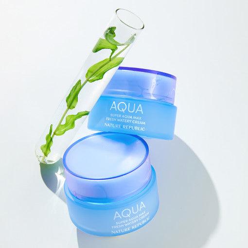 NATURE REPUBLIC Super Aqua Max Fresh Watery Cream 80ml-thekimyoung.com