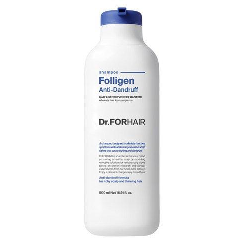 Dr.FORHAIR Folligen Anti-Dandruff Shampoo 500ml-thekimyoung.com