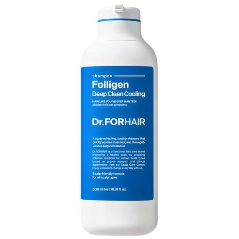Dr.FORHAIR Folligen Deep Clean Cooling Shampoo 500ml-thekimyoung.com