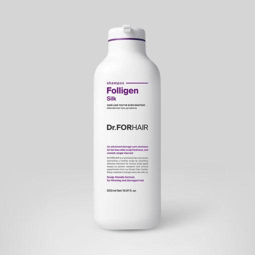 Dr.FORHAIR Folligen Silk Shampoo 500ml-thekimyoung.com