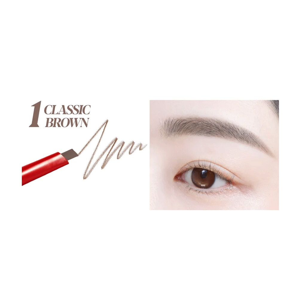 espoir The Brow Balance Pencil 0.1g - 6 Colors Eyebrow Pencil ESPOIR #01 Classic Brown