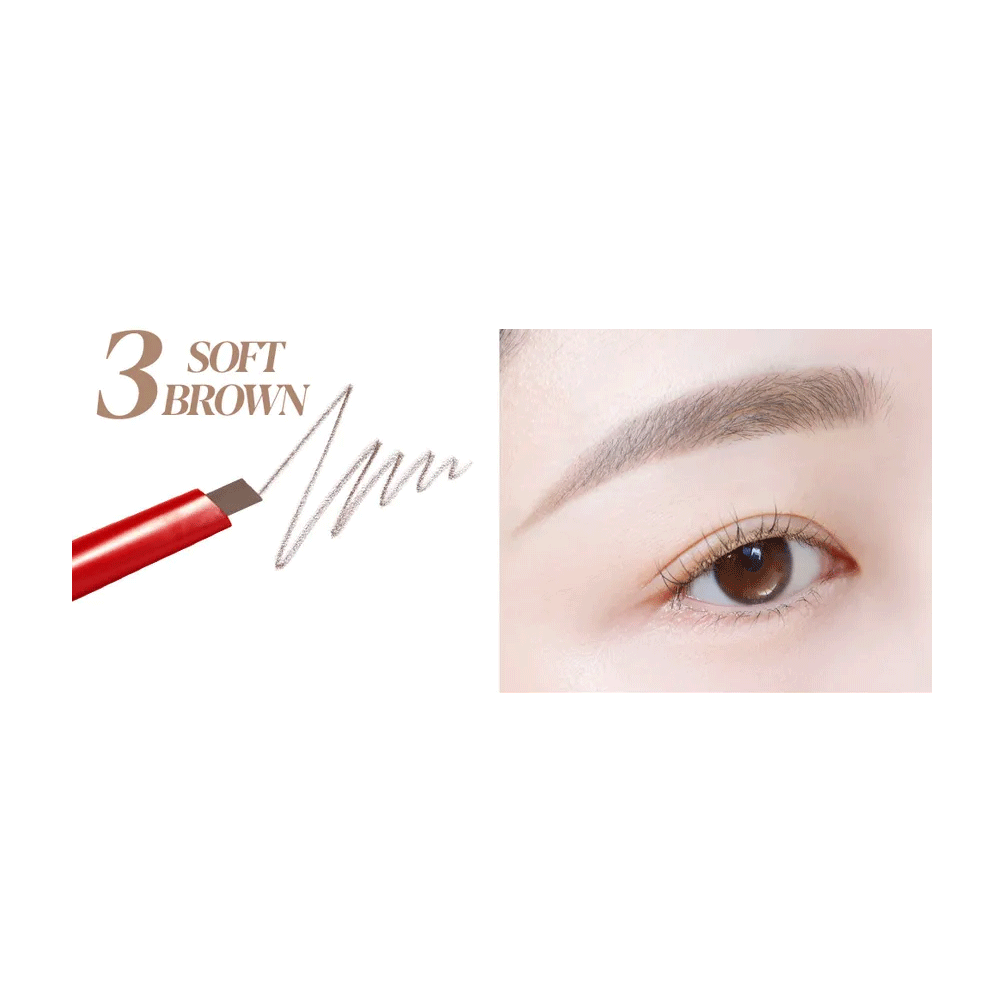 espoir The Brow Balance Pencil 0.1g - 6 Colors Eyebrow Pencil ESPOIR #03 Soft Brown