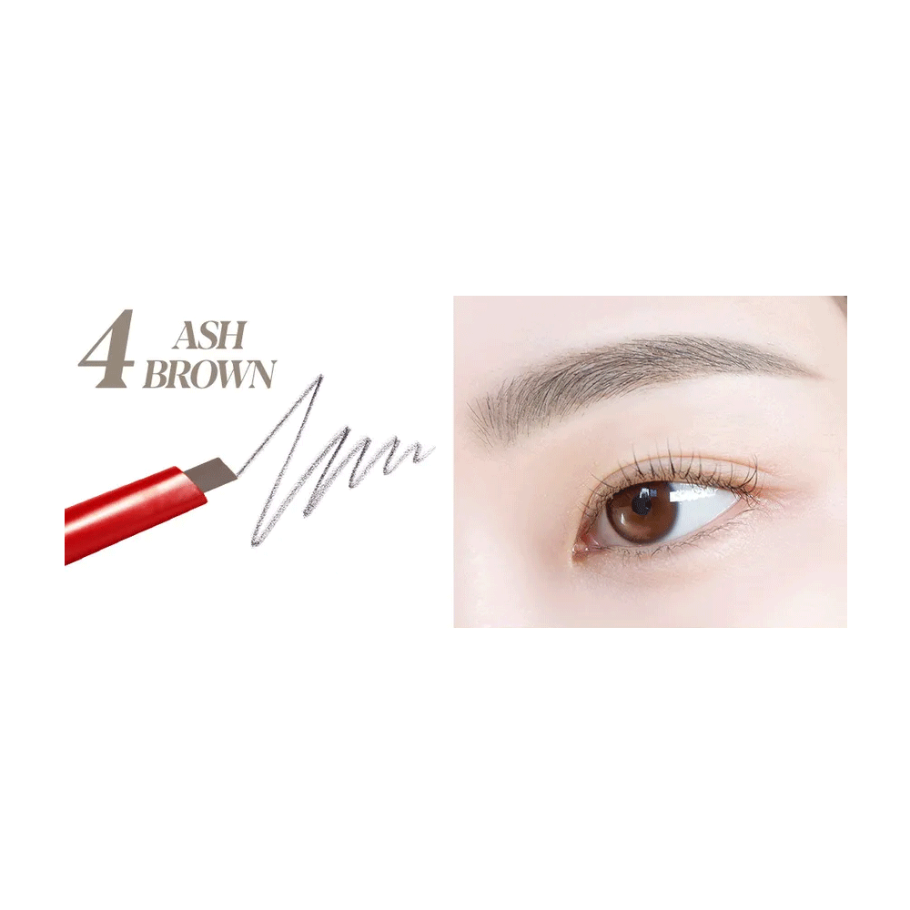 espoir The Brow Balance Pencil 0.1g - 6 Colors Eyebrow Pencil ESPOIR #04 Ash Brown