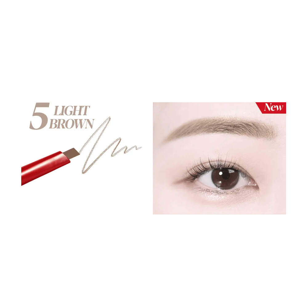 espoir The Brow Balance Pencil 0.1g - 6 Colors Eyebrow Pencil ESPOIR #05 Light Brown