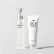 Jumiso Double Cleansing Duo (Pore Purifying Cleanser 120g + Clearing Cleansing Oil 200ml) Skincare SET Jumiso