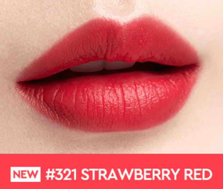 HERA Sensual Powder Matte Lipstick 3g LIP STICK HERA 321 STRAWBERRY RED