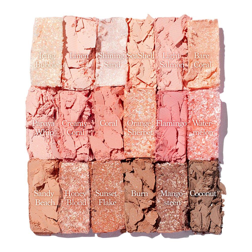 dasique Eyeshadow Palette - 23 Summer Coral-thekimyoung.com