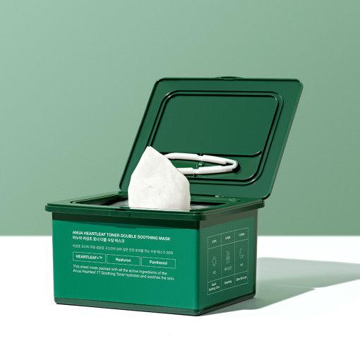 Anua Heartleaf Toner Double Soothing Mask - 30 Sheets-thekimyoung.com