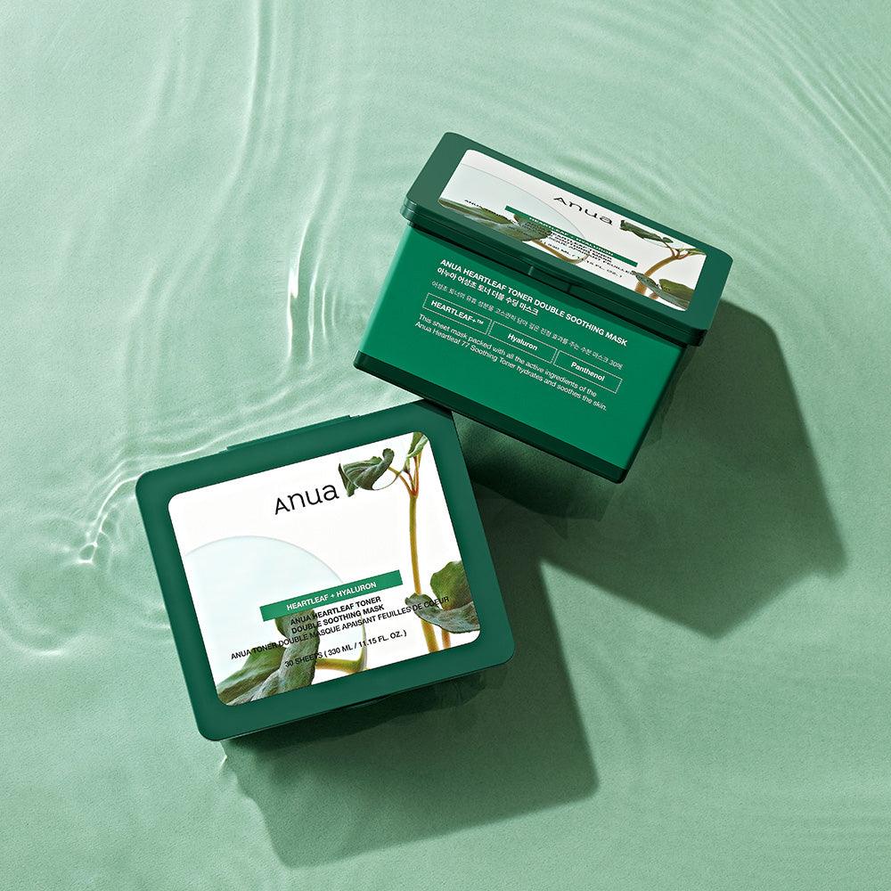Anua Heartleaf Toner Double Soothing Mask - 30 Sheets-thekimyoung.com