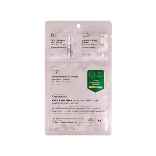 VT Cica Collagen All In One 3step Mask 1.5g+24g+1.5g Mask Sheet VT