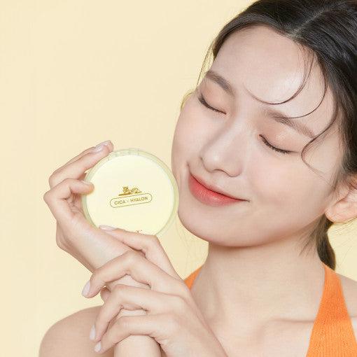 VT Cica Velvet Jelly Pact - 2 Colors 12g SPF36/PA++ #21 Light Beige Cushion Foundation VT