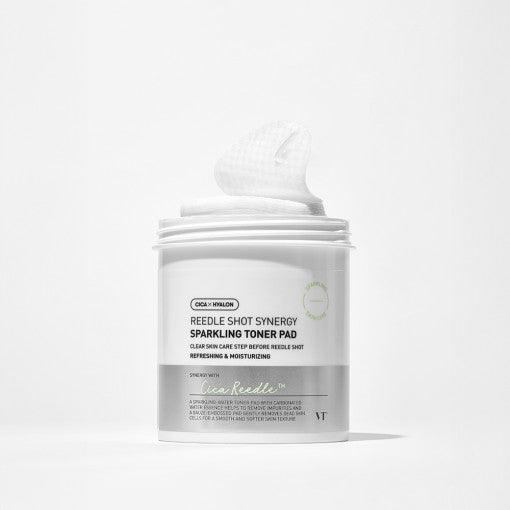 VT Reedle Shot Synergy Sparkling Toner Pad 80ea / 200ml Toner Pad VT
