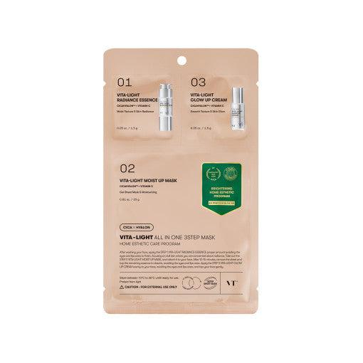 VT Vita-Light All In One 3step Mask 1.5g+24g+1.5g Mask Sheet VT