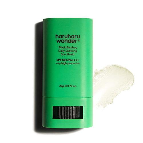 [haruharu wonder] Black Bamboo Daily Soothing Sun Shield SPF 50+ 20g Sunscreen haruharu wonder
