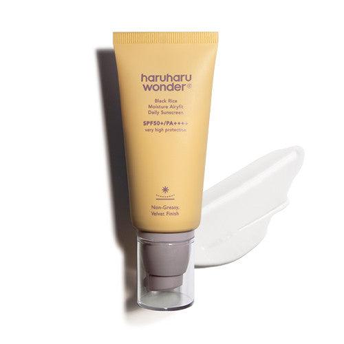 haruharu wonder - Black Rice Moisture Airyfit Sunscreen SPF50+ 50ml-thekimyoung.com
