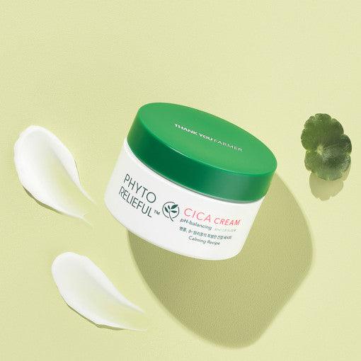 [THANK YOU FARMER] Phyto Relieful Cica Cream 80ml Moisturizer Cream THANK YOU FARMER