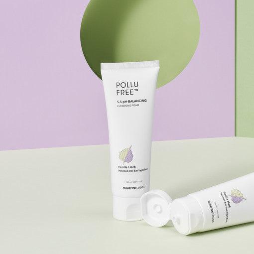 [THANK YOU FARMER] Pollufree 5.5 pH-Balancing Cleansing Foam 120ml Cleansing Foam THANK YOU FARMER