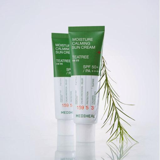 MEDIHEAL Moisture Calming Sun Cream Tea Tree 50ml (SPF 50+, PA++++)-thekimyoung.com