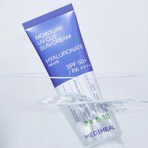 MEDIHEAL Moisture UV Cut Sun Cream Hyaluronate 50ml (SPF 50+, PA++++)-thekimyoung.com