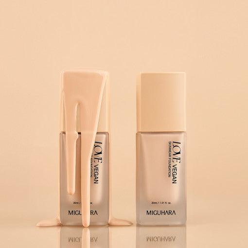 MIGUHARA Love Vegan Skinware Foundation SPF30 PA+++ 30ml #21-thekimyoung.com