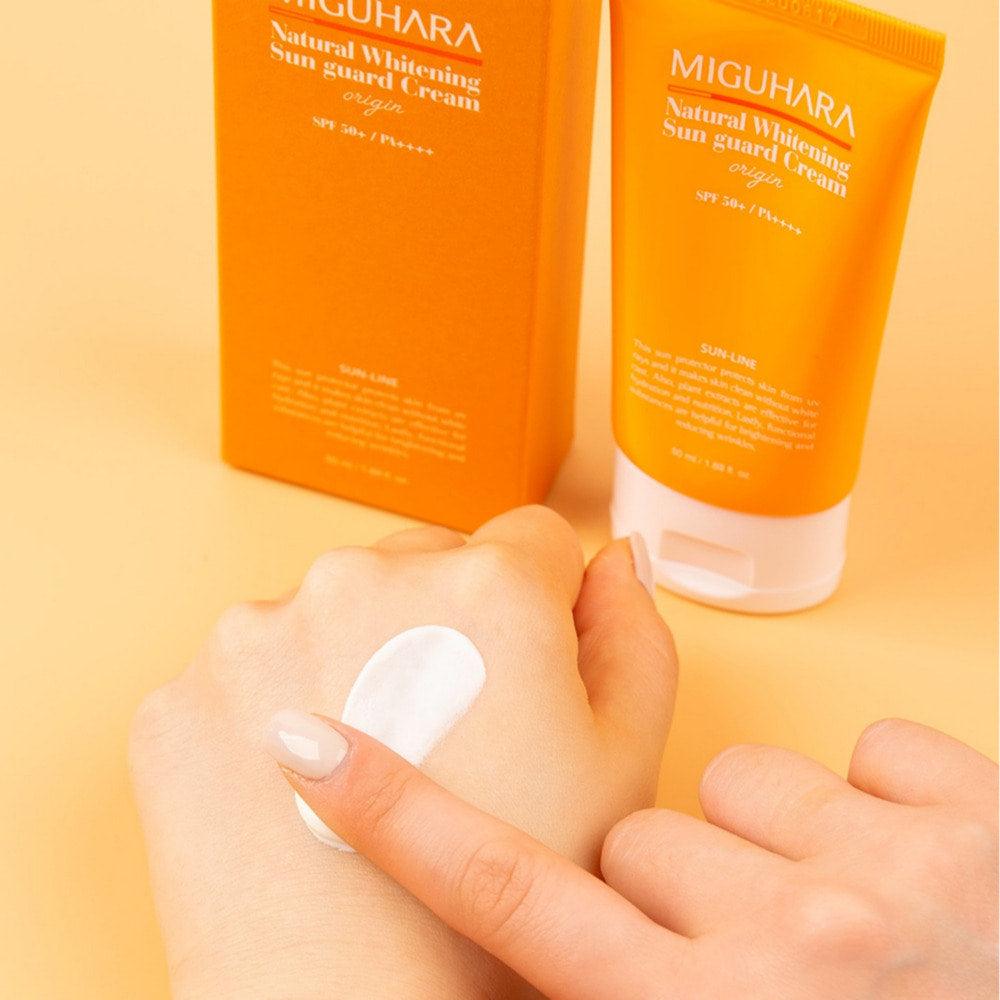 MIGUHARA Natural Whitening Sun Guard Cream Origin SPF50+/PA++++ 50ml-thekimyoung.com
