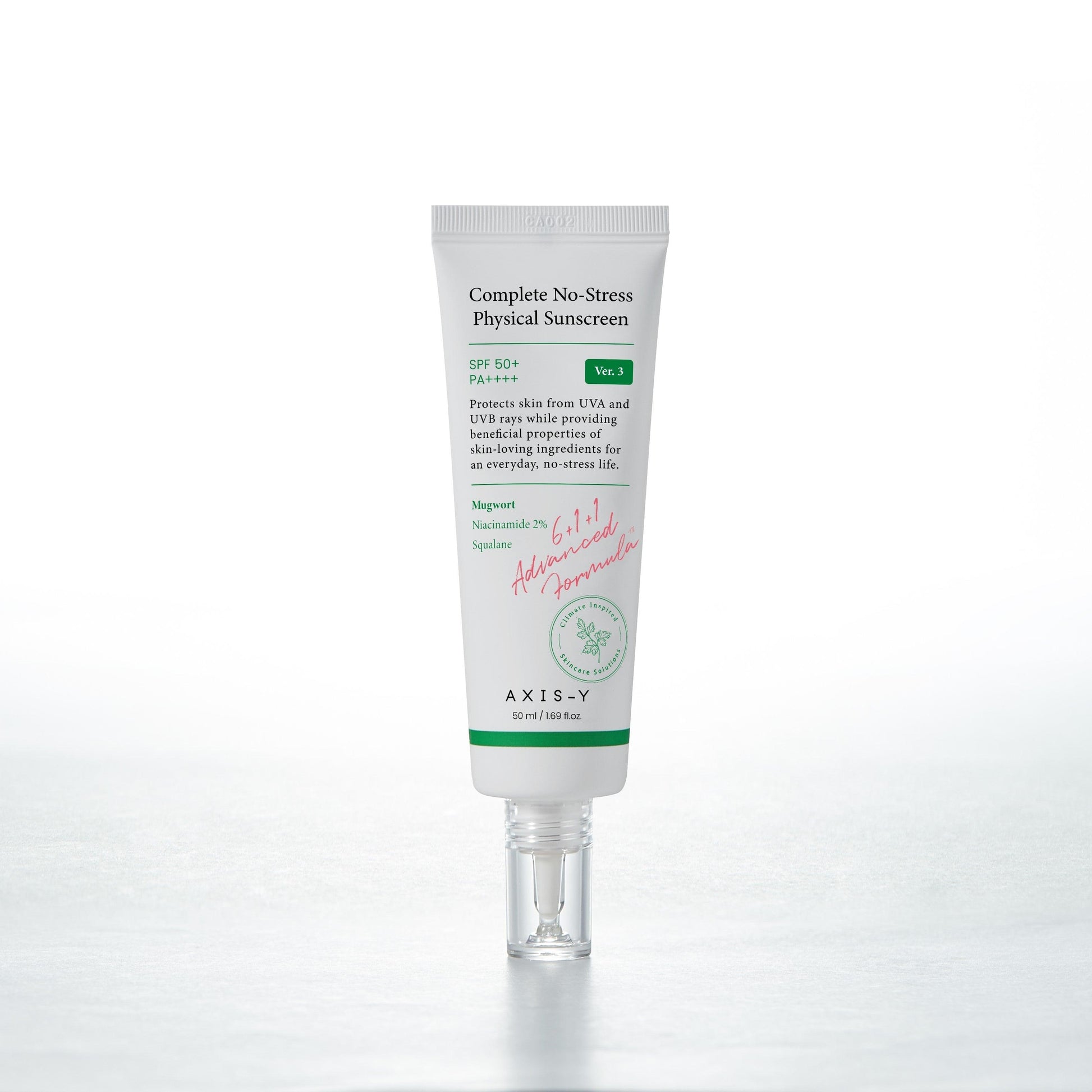 AXIS-Y No-Stress Physical Sunscreen V.3 - 50ml-thekimyoung.com