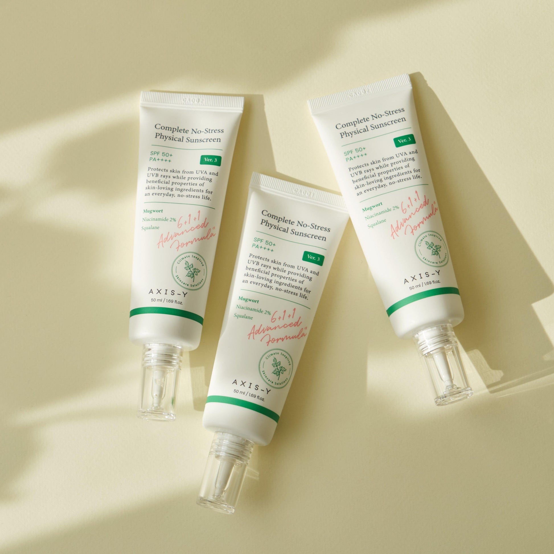 AXIS-Y No-Stress Physical Sunscreen V.3 - 50ml-thekimyoung.com