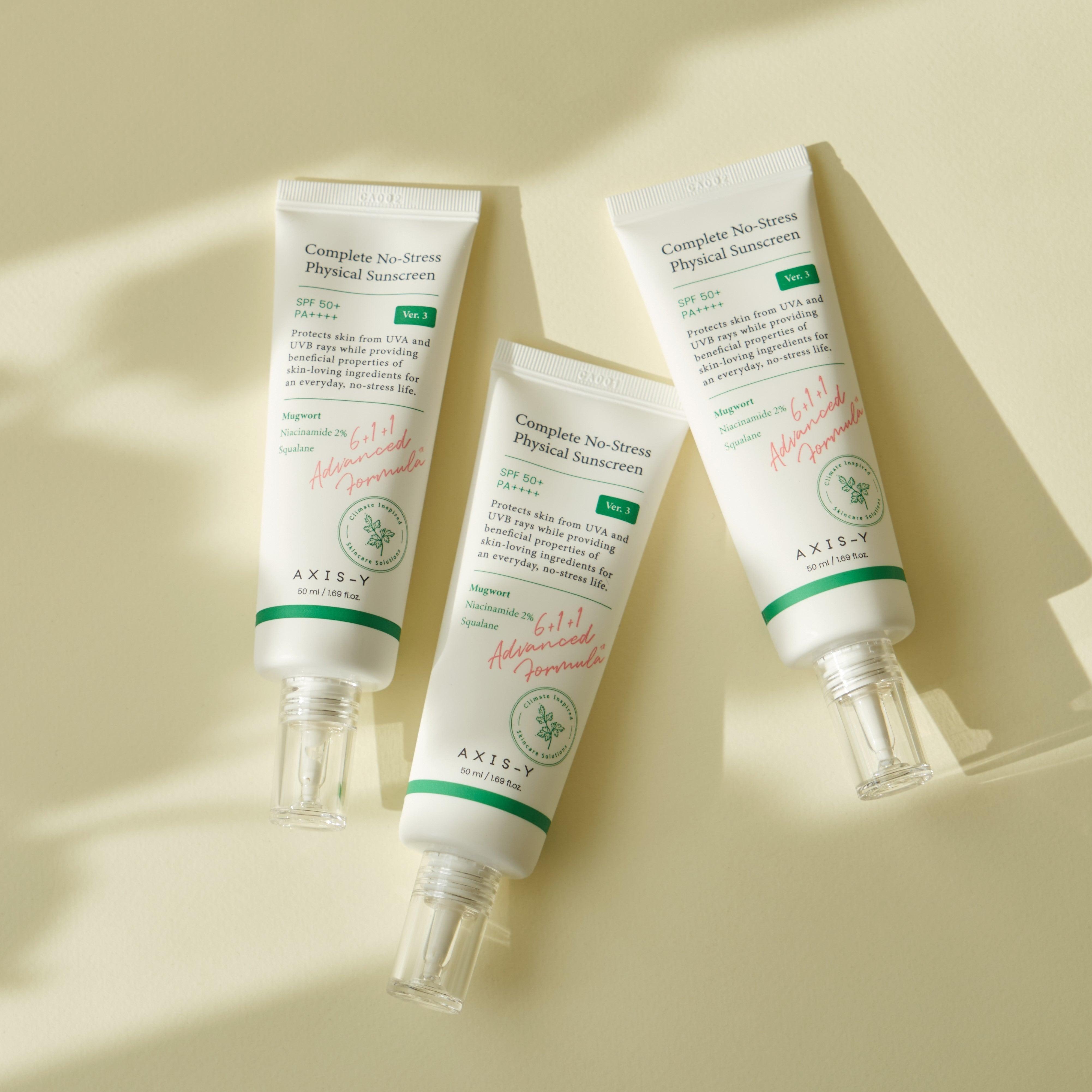 AXIS-Y No-Stress Physical Sunscreen V.3 - 50ml-thekimyoung.com