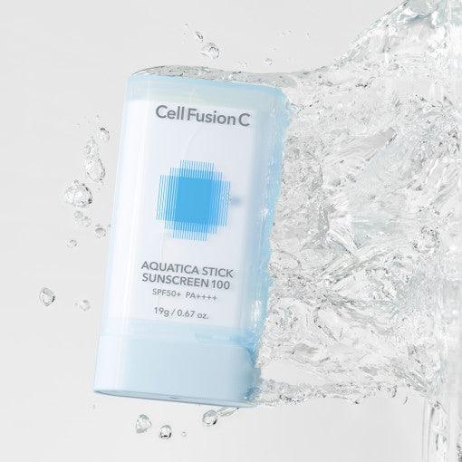 [Cell Fusion C] Aquatica Stick Sunscreen 100 SPF50+ PA++++ 19g Sun Stick Cell Fusion C