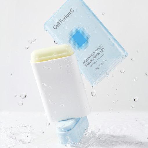 [Cell Fusion C] Aquatica Stick Sunscreen 100 SPF50+ PA++++ 19g Sun Stick Cell Fusion C