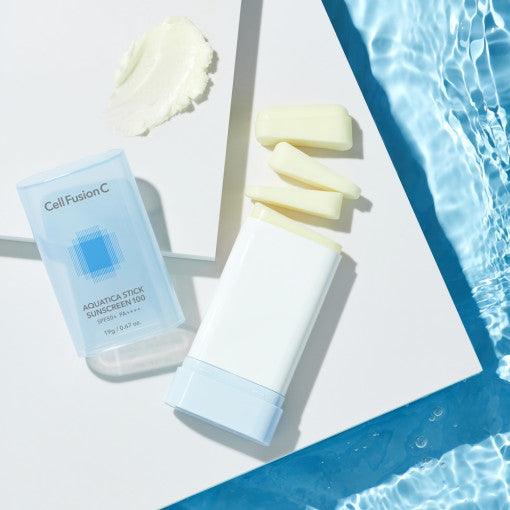 [Cell Fusion C] Aquatica Stick Sunscreen 100 SPF50+ PA++++ 19g Sun Stick Cell Fusion C